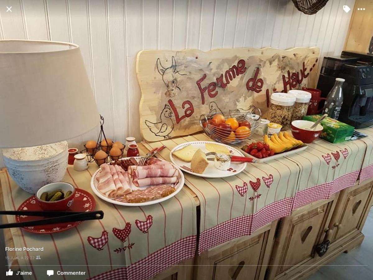 La Ferme De La-Haut B&B Le Haut-du-Them Eksteriør billede